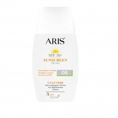 تصویر کرم ضدآفتاب بی رنگ SPF 50 مناسب پوست چرب و جوش دار اریس 