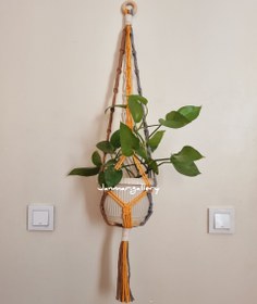 تصویر آویز و نگهدارنده گلدان hanging pot