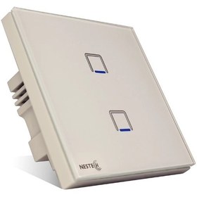 تصویر کلید لمسی چهار پل نستک سری NE3 NESTECH NE