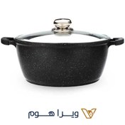 تصویر قابلمه زرساب سایز ۳۲ طرح گریپ 