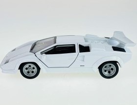 تصویر ماکت ماشین لامبورگینی کانتاش ال پی سفید ویلی(Lamborghini Countach LP5000 S welly) 