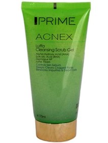 تصویر ژل پاک کننده اسکراب لوفا پرایم Acnex Luffa Cleansing Scrub Gel PRIME