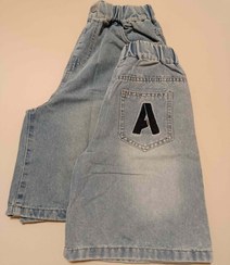 تصویر شلوارک جین وارداتی خنک و تابستونی کیفیت عالی - ۱ 