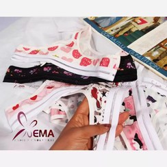 تصویر شورت لامبادا چاپی کش پهن برند اما ema - طرح های متنوع و جذاب Ema