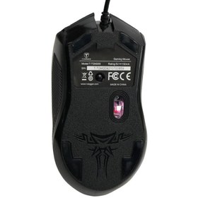 تصویر ماوس باسیم مخصوص بازی تی دگر مدل T-TGM209 T-Dagger Darkangel T-TGM209 Gaming Mouse