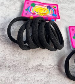 تصویر کش حوله‌ای مشکی ۶تایی 