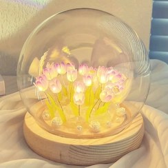 تصویر چراغ خواب گوی لاله 