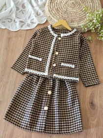 تصویر کت دامن بچگانه کد 1026 