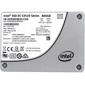 تصویر اس اس دی اینتل مدل DC S3520 SSDSC2BB800G7 800GB SSD 