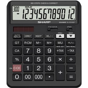 تصویر ماشین حساب شارپ مدل EL-CC12GP 