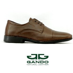 تصویر کفش پولاریس برت بندی قهوه ای 