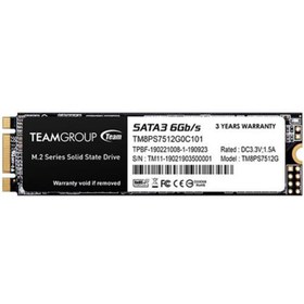 تصویر اس اس دی اینترنال تیم گروپ مدل MS30 ظرفیت 512 گیگابایت Teamgroup MS30 M.2 2280 512GB SATA SSD