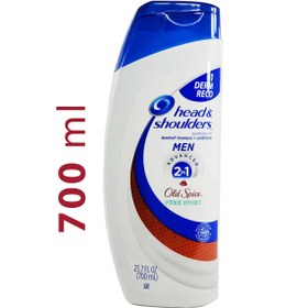 تصویر شامپو ضد شوره + نرم کننده ۱×۲ ادویه قدیمی هد اند شولدرز مخصوص آقایان Head and Shoulders Old Spice Pure Sport 2-in-1 Anti-Dandruff Shampoo + Conditioner For Men, 700ml 