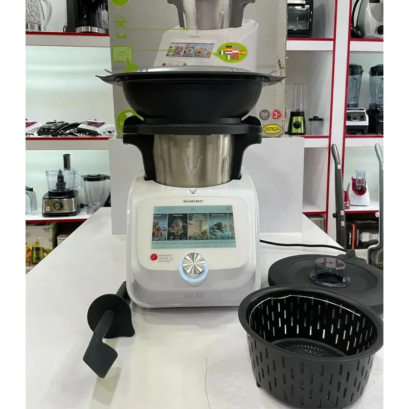 vhbw Cestello compatibile con Silvercrest Monsieur Cuisine 368070, 379239,  389506, 394947, 397060 robot da cucina - cestello