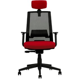 تصویر صندلی اداری نیلپر مدل OCM 850 پایه پلاستیک Nilper office chair model OCM 850, plastic base