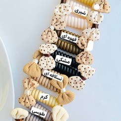 تصویر کش مو فنری پاپیونی دو سر باز 