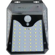 تصویر چراغ خورشیدی دیواری سنسوردار مهتابی 