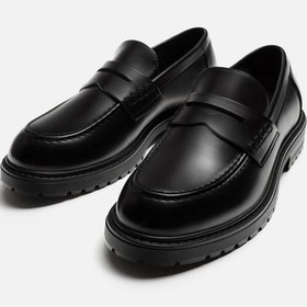 تصویر کفش اورجینال برند زارا Zara مدل SMART PENNY LOAFERS کد 2611/420 