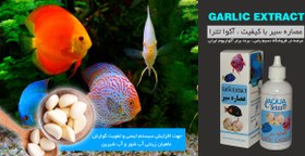 تصویر عصاره سیر گارلیک اکسترکت آکوا تترا Aqua Tetra Garlic Extract 60ml