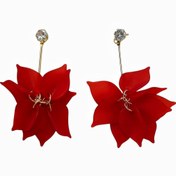 تصویر گوشواره گل اطلسی 