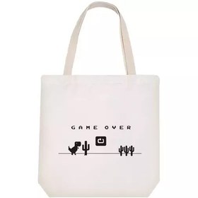تصویر توت بگ پارچه ای خندالو طرح Game Over کد 7829 