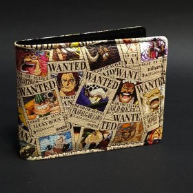 تصویر کیف پول چرم چاپی One Piece 