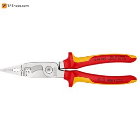 تصویر انبر برقکاری فشارقوی کنیپکس مدل 1386200 سایز 200 میلی متر Pliers for Electrical Installation