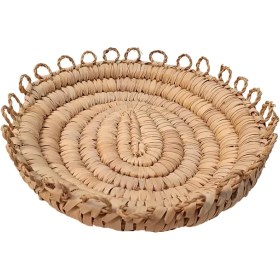 تصویر سبد حصیری متوسط بیضی 