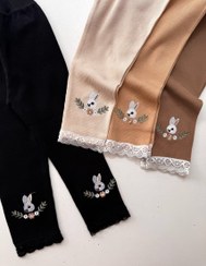 تصویر لگ کبریتی‌ قد ۴۵ تا ۷۰ گلدوزی خرگوش 