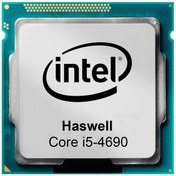 تصویر پردازنده کامپیوتر اینتل مدل Core i5-4690 Haswell استوک Intel Core i5-4690 Haswell Computer Processor Used