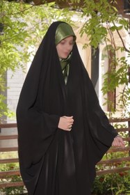 تصویر چادر عربی جده کرپ رویال کد 95 