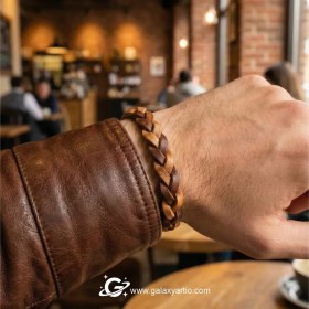 تصویر دستبند چرمی وینتیج 