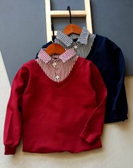 تصویر بلوز پسرانه دورس دو یقه 