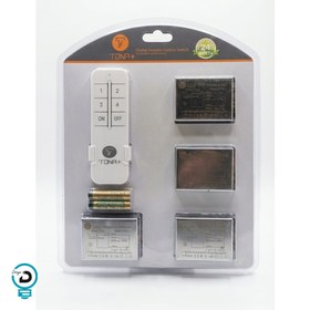 تصویر ریموت کنترل چهار کانال TONA 