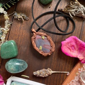 تصویر گردنبند عقیق 