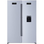 تصویر یخچال فریزر دوقلو 40 فوت گرند مدل مدونا سفید 40 feet Grand Madonna model twin fridge-freezer