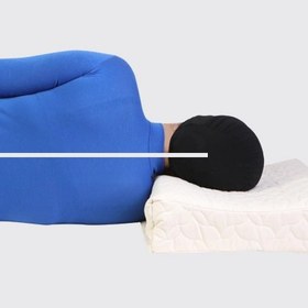 تصویر بالش طبی با فوم اسفنجی طب و صنعت سایز S برای افراد ریز نقش و کوتاه قد Cervical Arthrosis Pillow