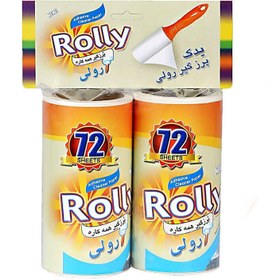 تصویر یدک پرزگیر رولی بسته ۲ عددی ADHESIVE CLEANER PAPER ROLLY