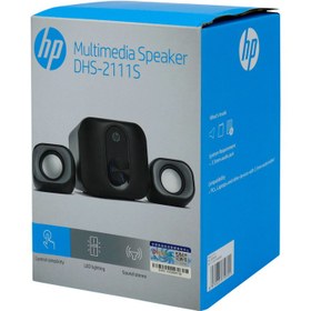 تصویر اسپیکر با سیم اچ پی مدل DHS-2111S HP DHS-2111S Wired Speaker