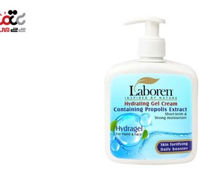 تصویر کرم ژل آبرسان پمپی حاوی عصاره پروپولیس 450میل لابورن Laboren Hydrating Gel Cream Containing Propolis Extract 450ml