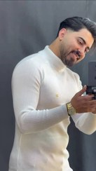 تصویر بافت یقه اسکی مردانه ارسال رایگان 