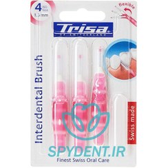 تصویر براش بین دندانی پروفشنال 0.8 میلیمتری ایزو یک تریزا Trisa Interdental Brush 0.8 mm Iso 1