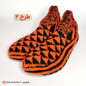 تصویر گیوه کاموایی دست بافت سایز ۳۷ 