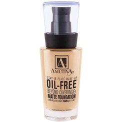 تصویر کرم پودر اویل فری آموتیا F210 AMUTIYA Foundation Oil-Free Beyond Covering & Matte F210