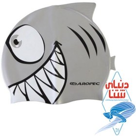 تصویر کلاه شنا بچگانه Aropec مدل Shark Kids 