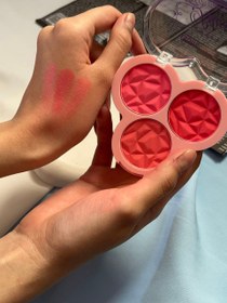 تصویر پالت رژگونه ی ۳ رنگ Gulflower