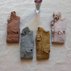 تصویر پیراهن پسرانه کتان ساده سایز40تا65 نوجوان K2003016 