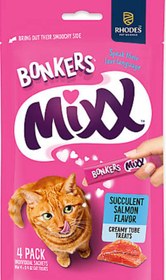 تصویر تشویقی بستنی گربه Bonkers Bonkers mix treats Salmon