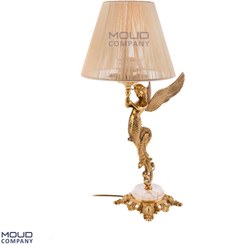 تصویر آباژور رومیزی موعود مدل فرشته برنجی 