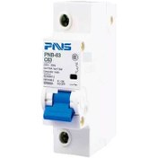 تصویر کلید مینیاتوری تک پل 6 آمپر PNS 